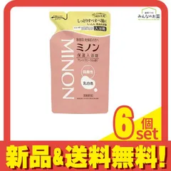 ミノン 薬用保湿入浴剤 詰め替え用 400mL 6個セット まとめ売りのサムネイル