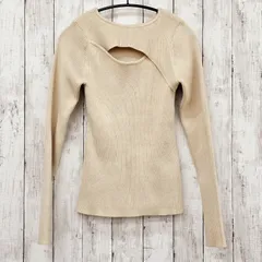 【 earthy 】アーシー リサイクルデザインニットのサムネイル