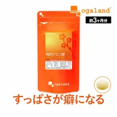 【オーガランド公式】梅肉クエン酸 ビタミン&ミネラル（約3ヶ月分）のサムネイル