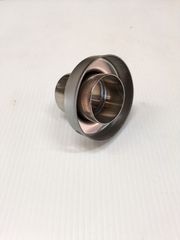 バッフル 76.3Φ用 外径 73Φ 中穴 42.7Φ インナーサイレンサー 消音器 汎用 バイク マフラー用 ボルト・ナット類付き シルバーカラー リペアパーツ カスタム 音量調整 消音器 出口用 エンドキャップ バイク オートバイ パーツ カスタム