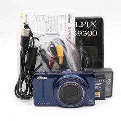 【美品】Nikon デジタルカメラ COOLPIX (クールピクス) S9300 ネイビーブルー S9300BL