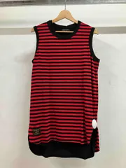 glamb グラム GB17AT-CS01 2枚セット ブラック＆レッドボーダー タンクトップ・ノースリーブ レッド ブラック サイズ2