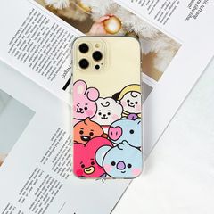 ❤️残り僅か 防弾少年団 メンバー全員　iPhone14ProMax可愛い 韓国 iPhoneケース  BT21 グッズ おしゃれ スマホケース ビーティー21 レンズ保護 耐衝撃 アイフォン ケース かわいい 携帯カバー キャラクター おもしろ シリコン