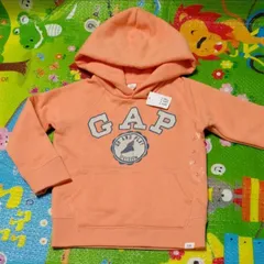 ギャップロゴ  キッズ 裏起毛 パーカー  babyGap スウエットパーカー