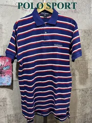 90'S POLO SPORT ボーダー ポロシャツ M ポロスポーツ ヴィンテージ ポロラルフローレン
