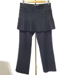 #apc イッセイミヤケ ISSEYMIYAKE パンツ 3 黒 プリーツ付き ドッキング レディース [911016]のサムネイル