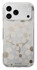 SwitchEasy iPhone17ProMax ケース 花柄 MagSafe対応 Fleur M ゴールデングレー