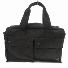 ポーター PORTER スモーキー ボストンバッグ トート ファスナー開閉 チャコールグレー 592-06364 /JS