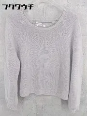 ◇ le.coeur blanc ルクールブラン コットン ニット セーター サイズ38 グレー レディース  【1002800915033】