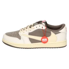 NIKE (ナイキ) ×TRAVIS SCOTT AIR JORDAN 1 LOW OG REVERSE MOCHA トラヴィススコット エアジョーダン1 リバースモカ ローカットスニーカー US8.5/26.5cm DM7866-162のサムネイル