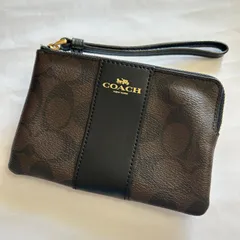 COACH正規品FACTORY ポーチ F58035 IME74 ストラップ付 COACH正規品FACTORY ポーチ F58035 IME74 ストラップ付 - メルカリ