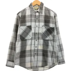 古着 80年代 セントジョンズベイ ST JOHN'S BAY BIG MAC FLANNEL 長袖 フランネルチェックシャツ USA製 メンズM相当/eaa541021