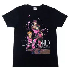 [Used] T-shirt (character)Josuke Higashikata& Koichi Hirose Special T-shirt Black M size ジョジョの奇妙な冒険 Part 4 Diamond Is Unbreakable"Ultra Jump July 2016 issue - All applicants receive a special gift."