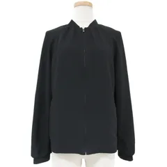 美品 theory luxe セオリーリュクス ジャケット ブルゾン アウター 23春夏 ブラック 黒 38 M ラグランスリーブ きれいめ カジュアル モード系 シンプルのサムネイル