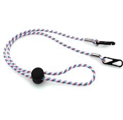 新品 帽子ひも あご紐 ハット ストラップ ストッパー カラフル 柄 パターン ストライプ (Candy)