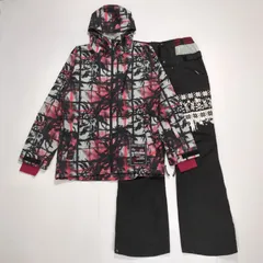 スキーウェア 上下セット レッド XL