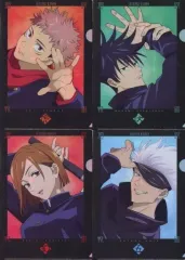 【中古】クリアファイル 集合 クリアファイル4枚セット 「呪術廻戦」 MAPPA SHOW CASEグッズ