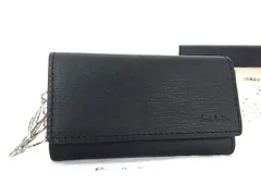 ■新品■未使用■ Paul Smith ポールスミス レザー 4連 キーケース 鍵入れ メンズ レディース ブラック系 FJ2944
