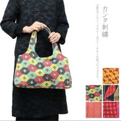 KNT-908 ラリーキルトショルダーバッグ 刺し子 ヴィンテージ カンタ刺繍