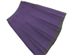 J.PRESS ジェイプレス Aライン 台形 スカート size7/紫 ■■ レディース
