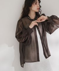 新品未使用品】2way Flocky Print Shirt - メルカリ