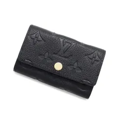 ルイヴィトン キーケース モノグラム・アンプラント 6連キーケース ミュルティクレ6 M64421 LOUIS VUITTON ブラック 黒