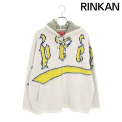 シュプリーム 24AW Accent Brushed Zip Up Hooded Sweater ロゴニット  
