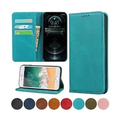 6.7 inch iphone 12 Pro Max ケース 手帳型 スマホケース iphone 12 (スカイブルー 02-iPhone )