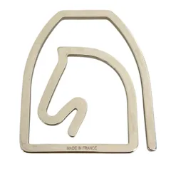 極美品✨️ エルメス　マネークリップ　馬　ロゴ 刻印　シルバー　最高級　男女可 HERMES エルメス マネークリップ 馬型 シルバー ステンレス