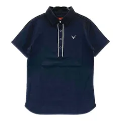 サイズ：S CALLAWAY キャロウェイ レッドレーベル 半袖ポロシャツ  ネイビー系 [240101429141] ゴルフウェア レディース ストスト