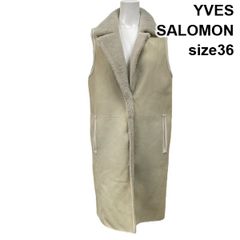 YVES SALOMON リアルファー モッズ コート - メルカリ