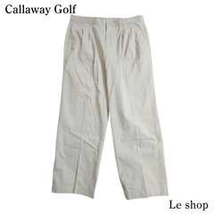 Callaway Golf キャロウェイゴルフ パンツ ホワイト メンズ 中古