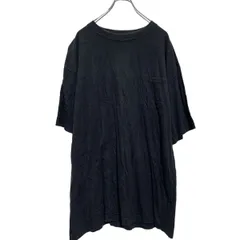 Dickies 半袖 ポケットTシャツ XL ブラック ディッキーズ ビッグサイズ 無地 クルーネック 袖ロゴ 古着卸 アメリカ仕入 a608-5990