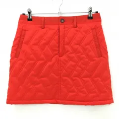 【超美品】アディダス 中綿スカート レッド キルティング  レディース M/M ゴルフウェア adidas