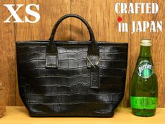 PROTO LEATHERS プロトレザー ブラック ミニトートバッグ XS ☆XSサイズ☆黒スムースレザーのミニトートバッグです 日本製