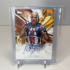 2019 Topps WWE カート・アングル 直筆サインカード★KURT ANGLE UNDISPUTED /99