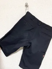 【Dickies】Loose Fit ハーフパンツ W30 ブラック ディッキーズ ワーク 古着
