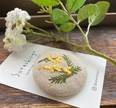 ミモザ エンブローチ