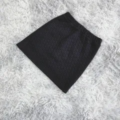 【CECIL McBEE】セシルマクビー  ミニスカート【Ｍ】カジュアル  大人カワイイ  レディース  黒系  ブラック  【送料無料】