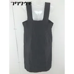 ◇ ◎ flower フラワー タグ付 ノースリーブ 膝下丈 ワンピース サイズF ブラック レディース  【1106180003578】