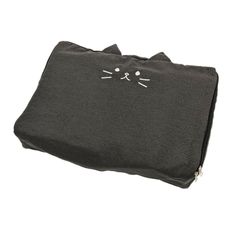 【人気商品】東洋ケース 猫家電カバー カセットコンロカバー サイズ 約W42 D29 H9.5cm NKC-CC(クロ)