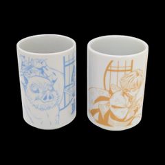 鬼滅の刃 湯呑み 　我妻善逸　嘴平伊之助　 ローソン コラボ 抽選 非売品 500個限定品　※箱無し