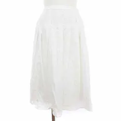 ROCHAS オフホワイトスカート　定価92,400円着丈505cm