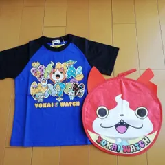 新品　妖怪ウォッチ/ジバニャン半袖Tシャツ110ｃｍ＆ループタオルのサムネイル