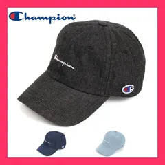 紫外線対策　人気商品 Champion チャンピオン　デニムローキャップ 帽子  57cm-59cm(サイズ調節可) ブ 【Champion】デニムロー おすすめ おしゃれ　★売れ筋★　人気 5106712