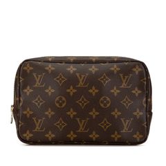 ルイ ヴィトン モノグラム トゥルース トワレット23 M47524 ブラウン PVC レザー レディース LOUIS VUITTON【214-67334】