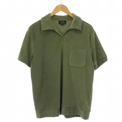 アーペーセー A.P.C. ポロシャツ 半袖 パイル M カーキ /BM ■JSのサムネイル