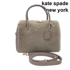 ケイトスペードニューヨーク kate spade フェイクファーバッグ ハンドバッグ ショルダーバッグ 2WAY レザー レディース 5E052