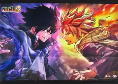【中古】タペストリー ナツ＆グレイ オリジナルB2タペストリー 「PS5/PS4/Switchソフト FAIRY TAIL -フェアリーテイル- 2 GUILD BOX」 ソフマップ購入特典
