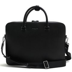 マイケルコース／Michael Kors バッグ ブリーフケース ビジネスバッグ 鞄 ビジネス メンズ 男性 男性用 レザー 革 本革 ブラック 黒  33F9LHYA9L Henry Crossgrain Leather Briefcase ヘンリー 2WA